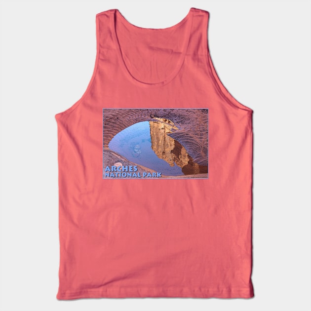 Reflection at Arches Tank Top by JEAndersonArt